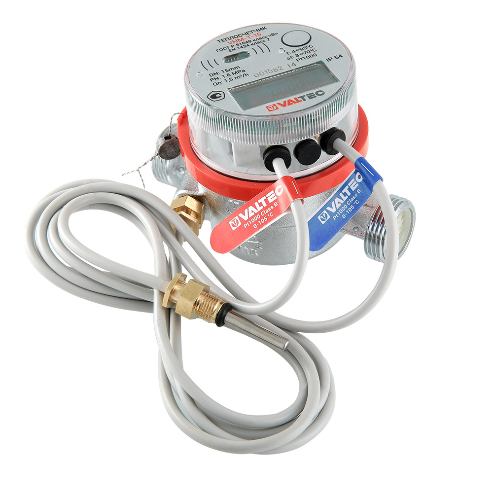 Теплосчетчик квартирный с тахометрическим расходомером и выходом RS 485 VHM-T-RS