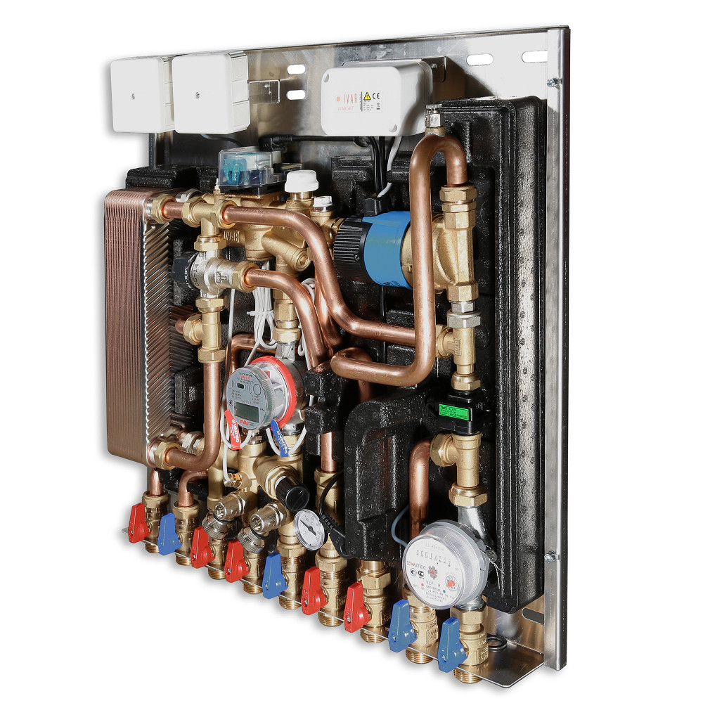Квартирная станция с функцией приготовления горячей воды (с рециркуляцией) VT.CSATR