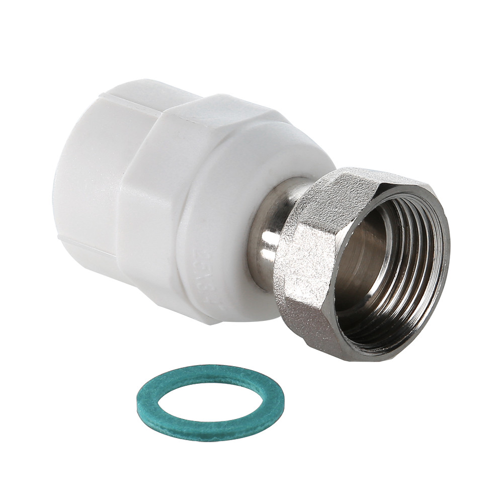 Фитинг полипропиленовый с накидной гайкой VTp.708.0