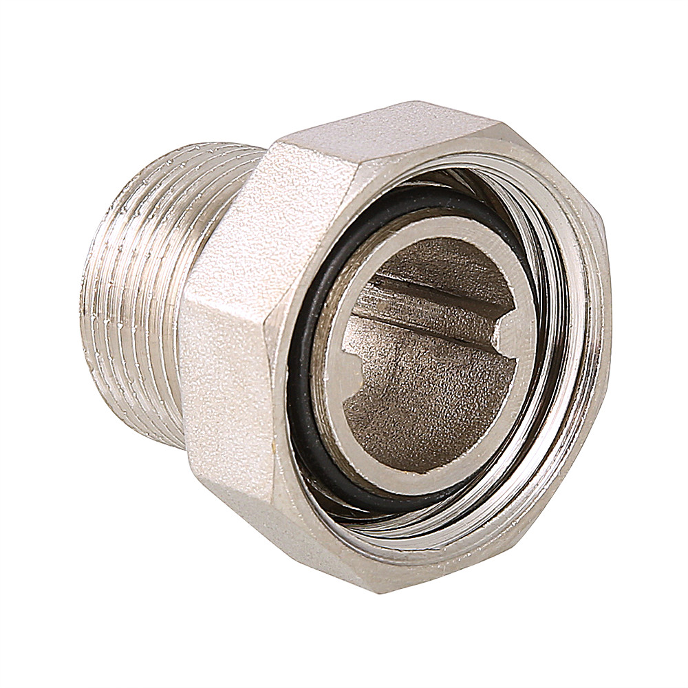 Фитинг резьбовой – полусгон с накидной гайкой  VTr.015.N