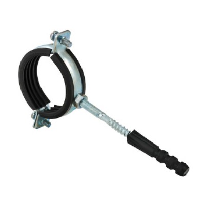 Кронштейн для труб стальной с резиновым уплотнением RUS.833