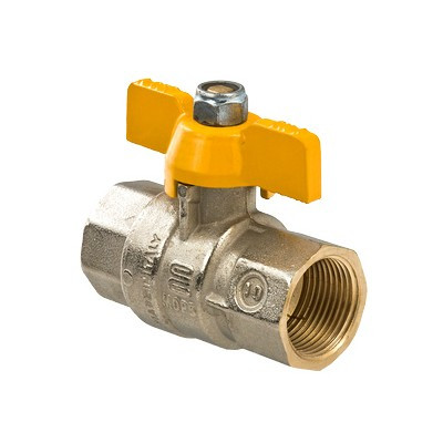 Кран шаровой ENOLGAS TOP-GAS c ручкой-бабочкой и внутренней резьбой S.277