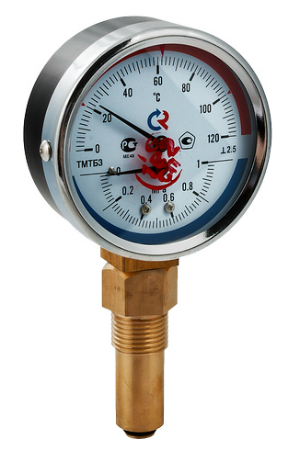 Термоманометр ТМТБ-31P с нижним подключением  ТМТБ-31P