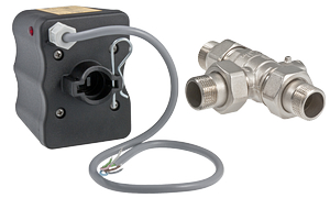 Трехходовой кран шаровой с сервоприводом S.2245N