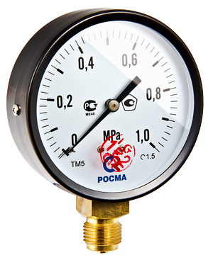 Манометр TM-510P с нижним подключением TM-510P