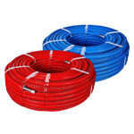 Трубы из сшитого полиэтилена PE-Xa в теплоизоляции